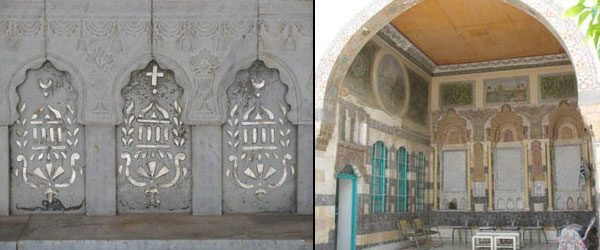 تشهد زخرفات المنزل على تقاليد مسكونية