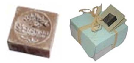 Loaf shape olive oil & laurel soap of 200 gr.