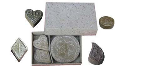 Loaf shape olive oil & clay soap of 240 gr.